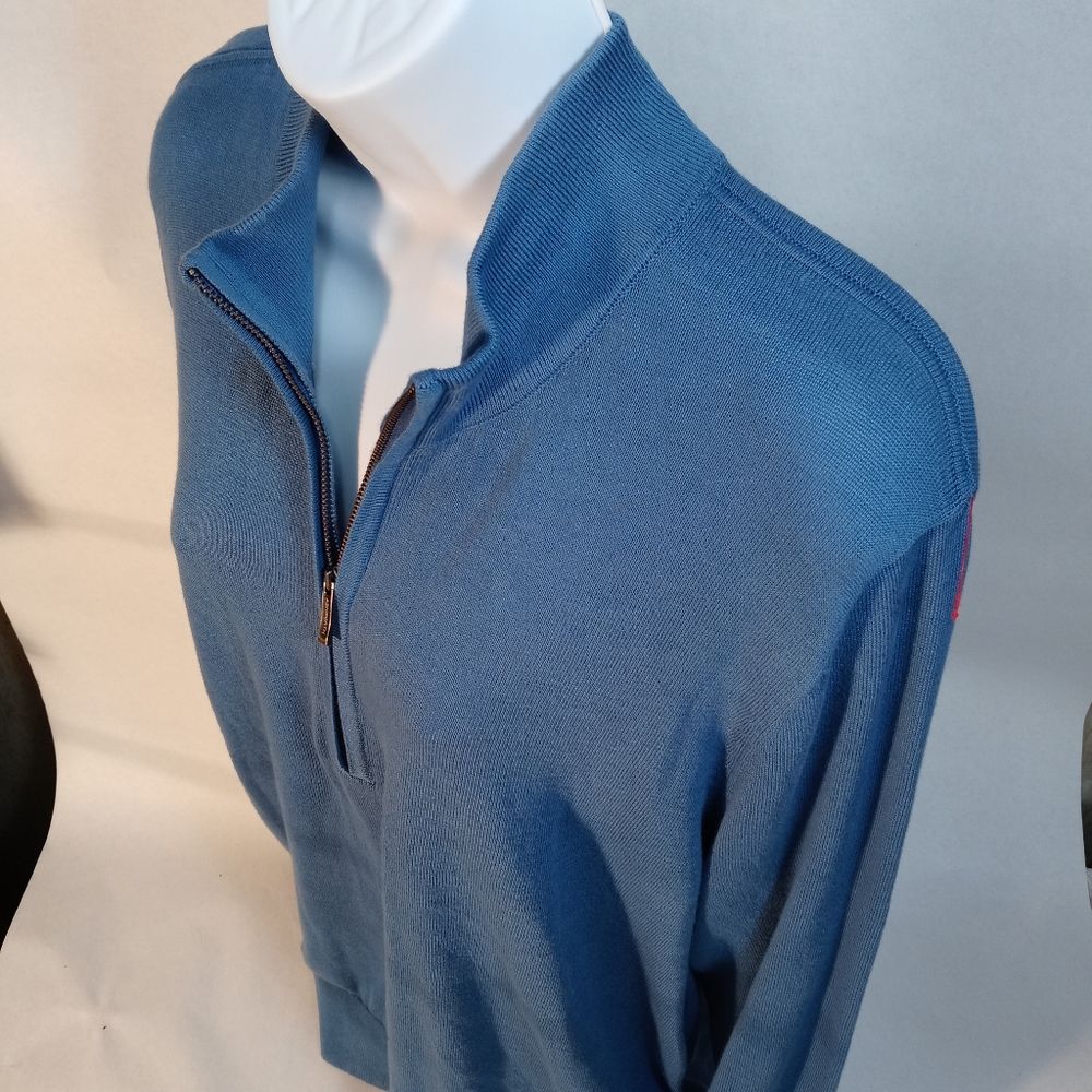 Ashworth unisex sweater size medium Bahama blue